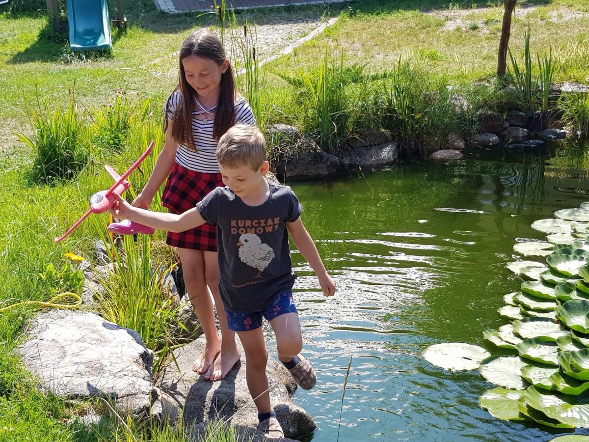 Eko Zagroda Bocianie Gniazdo Mikołajki Bagian luar foto